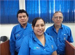 Francisco Flores, Iris Jeannette Díaz de Contreras y Mario Zúniga